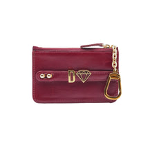 Upload image to Gallery viewer, GLAM. Kişiselleştirilebilir Mini Cüzdan Burgundy