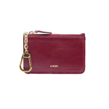 Upload image to Gallery viewer, GLAM. Kişiselleştirilebilir Mini Cüzdan Burgundy