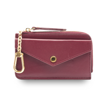 Upload image to Gallery viewer, GLAM. Kişiselleştirilebilir Deri Cüzdan BURGUNDY