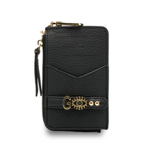 Upload image to Gallery viewer, YOUZ. Kişiselleştirilebilir Deri Cüzdan SİYAH