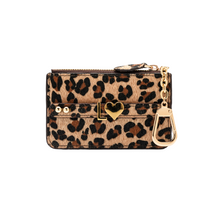 Upload image to Gallery viewer, GLAM. Kişiselleştirilebilir Mini Cüzdan Leopar