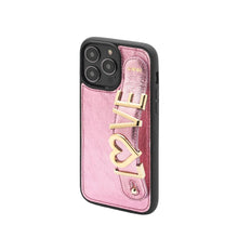Upload image to Gallery viewer, UMBI GLAM. Kişiselleştirilebilir Deri iPhone Kılıfı - Rose/Gold