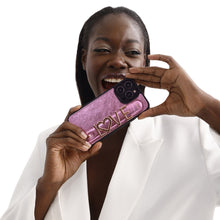 Görseli Galeri görüntüleyiciye yükleyin, UMBI GLAM. Kişiselleştirilebilir Deri iPhone Kılıfı - Rose/Gold