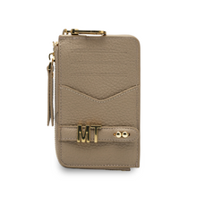 Upload image to Gallery viewer, YOUZ. Kişiselleştirilebilir Deri Cüzdan BEJ
