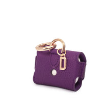 Upload image to Gallery viewer, YOUZ. Kişiselleştirilebilir Deri AirPods Kılıfı MOR