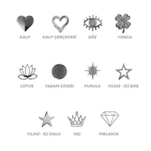 Upload image to Gallery viewer, UMBI GLAM. Kişiselleştirilebilir Deri iPhone Kılıfı - Silver/Silver
