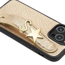 Upload image to Gallery viewer, UMBI GLAM. Kişiselleştirilebilir Deri iPhone Kılıfı - Gold/Gold
